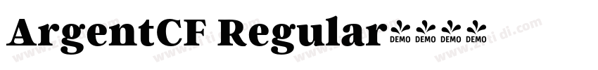 ArgentCF Regular字体转换